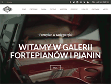 Tablet Screenshot of fortepiano.com.pl